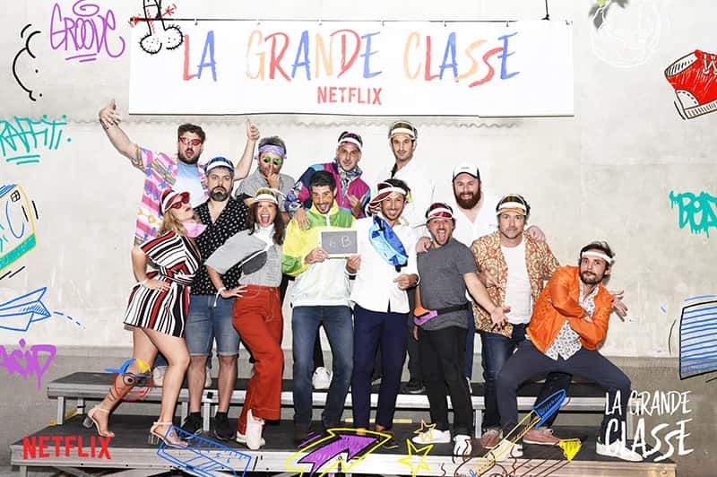 Animation soirée Netflix pour le lancement du film La Grande Classe