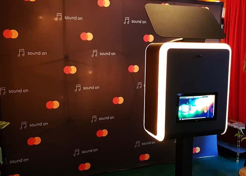 Photobooth GIF animé et sonore pour soirée Sony