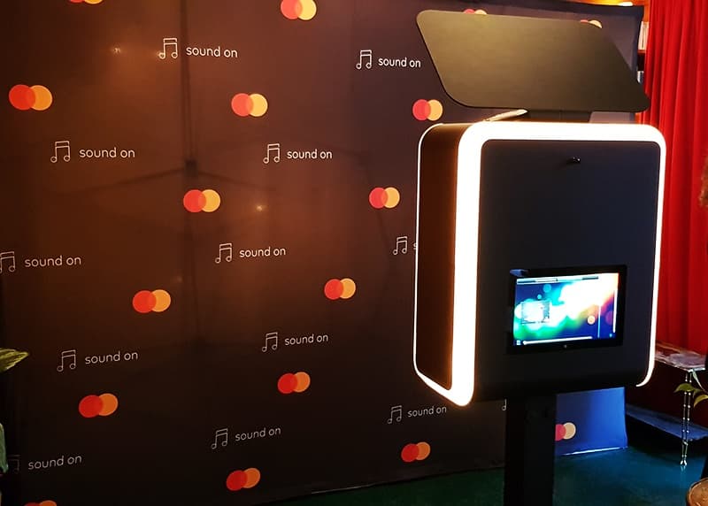 Photobooth GIF animé et sonore pour soirée Sony