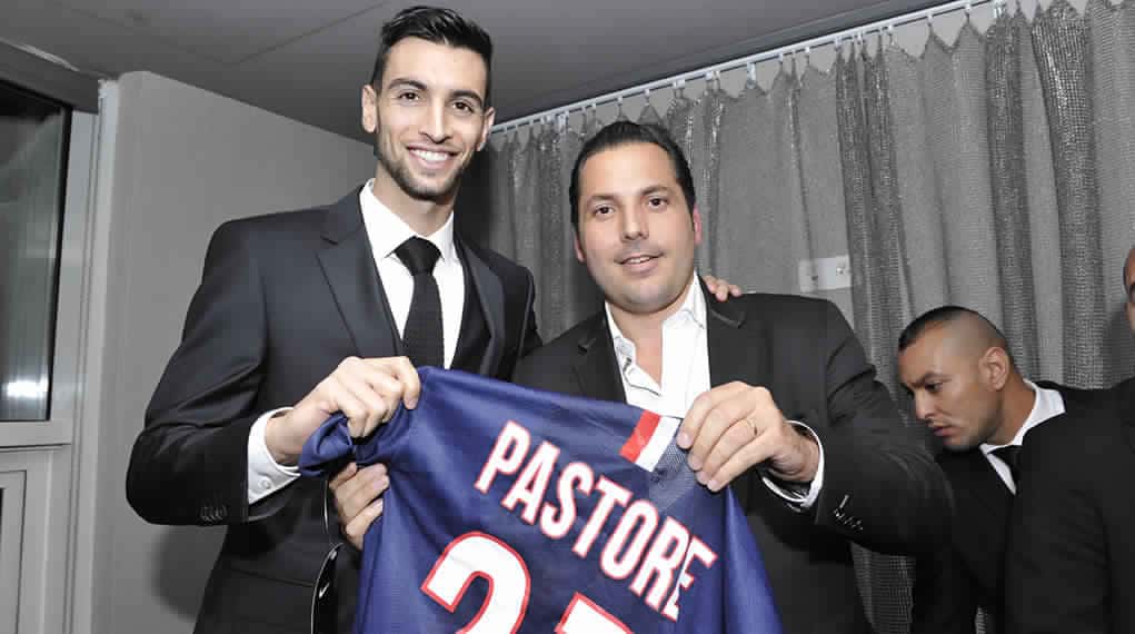 Animation photo avec le PSG, Javier Pastore